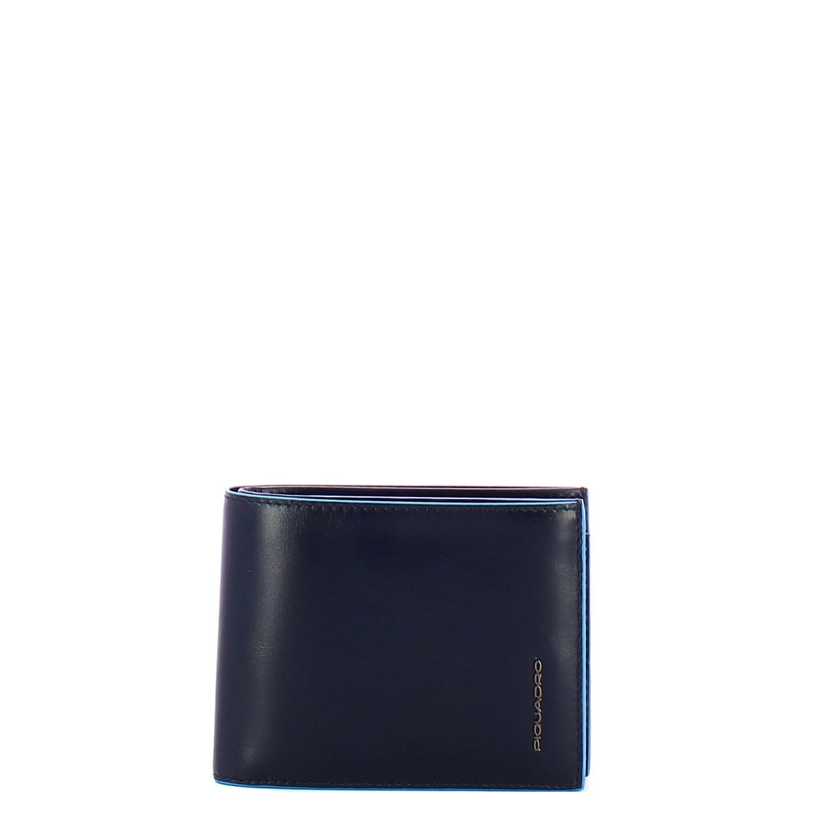 Piquadro - Portafoglio con portamonete Blue Square Blu2 - PU1240B2R - BLU2