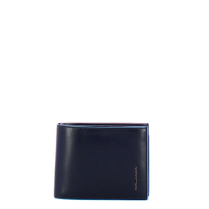 Piquadro - Portafoglio con portamonete Blue Square Blu2 - PU1240B2R - BLU2