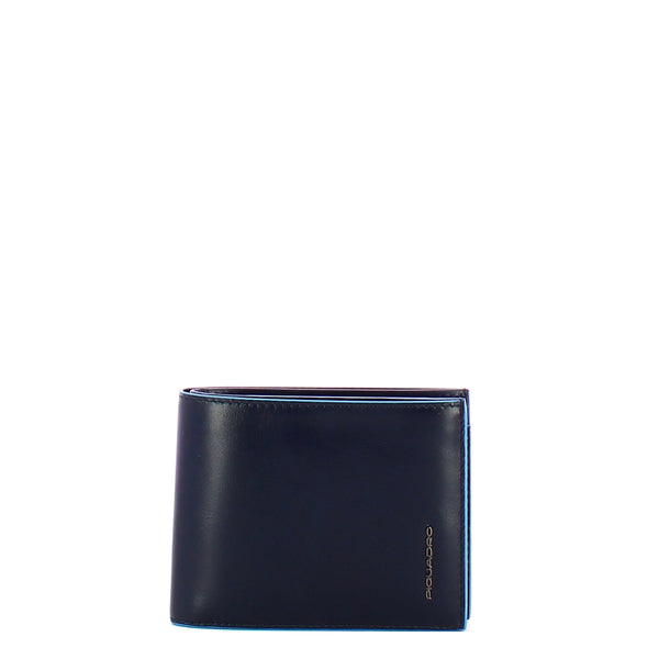 Piquadro - Portafoglio con portamonete Blue Square Blu2 - PU1240B2R - BLU2