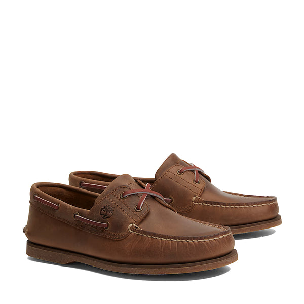 Timberland - Classic Brown Boat Shoe - TB01001R - BROWN