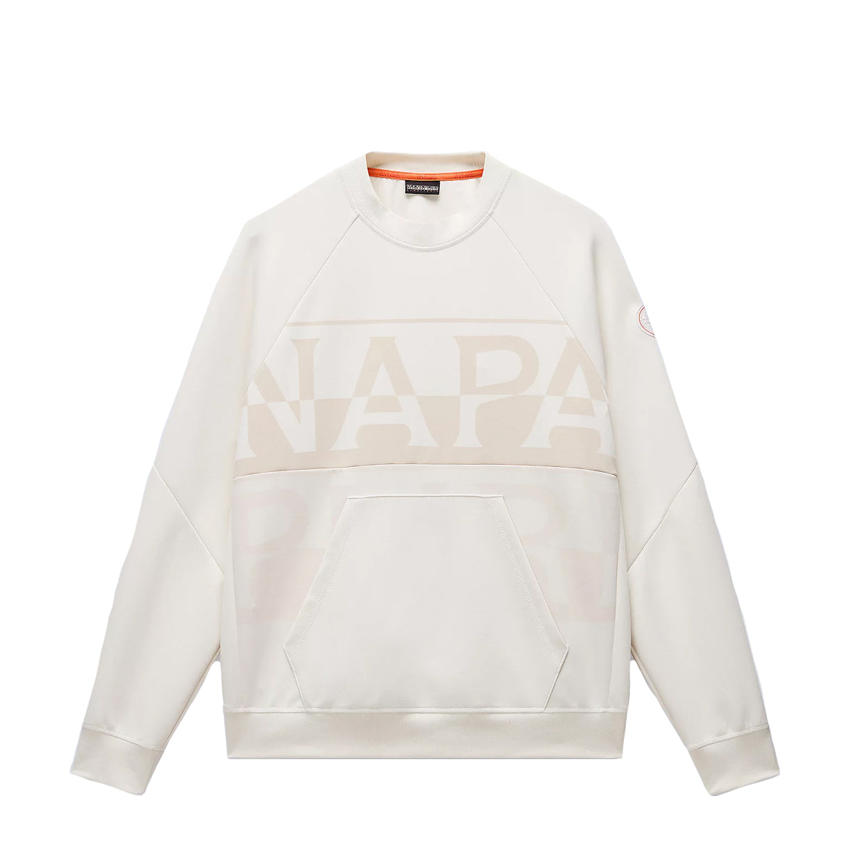 Napapijri - Anghiari White Whisper Sweatshirt - NP0A4IMS - WHITE/WHISPER