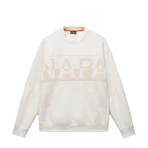 Napapijri - Anghiari White Whisper Sweatshirt - NP0A4IMS - WHITE/WHISPER
