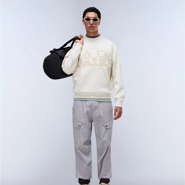 Napapijri - Anghiari White Whisper Sweatshirt - NP0A4IMS - WHITE/WHISPER