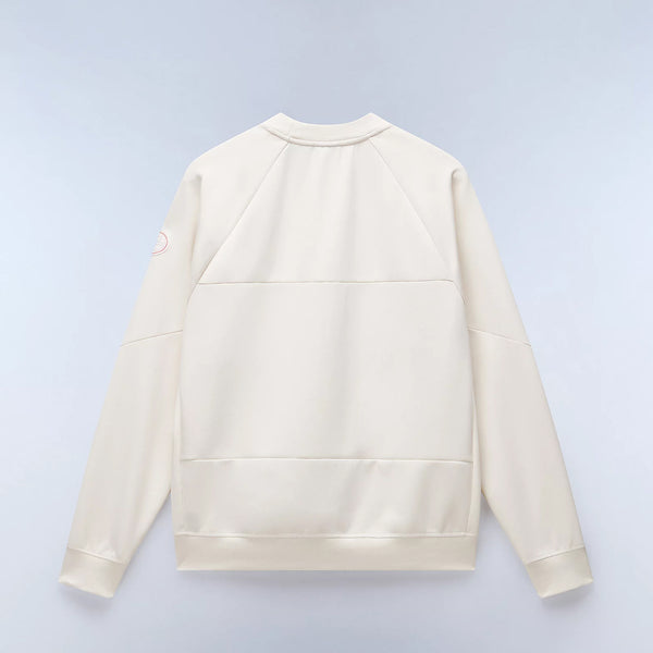 Napapijri - Anghiari White Whisper Sweatshirt - NP0A4IMS - WHITE/WHISPER