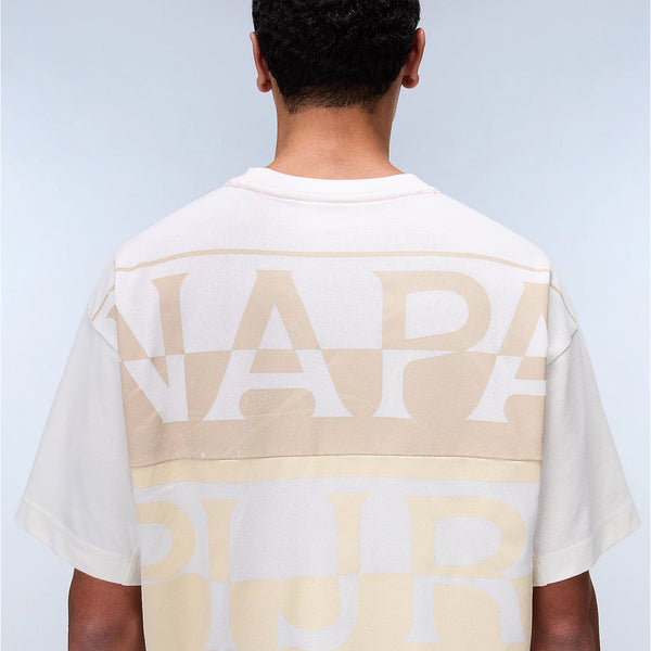 Napapijri - Anghiari Ultimate White Whisper T-Shirt - NP0A4IMU - WHITE/WHISPER