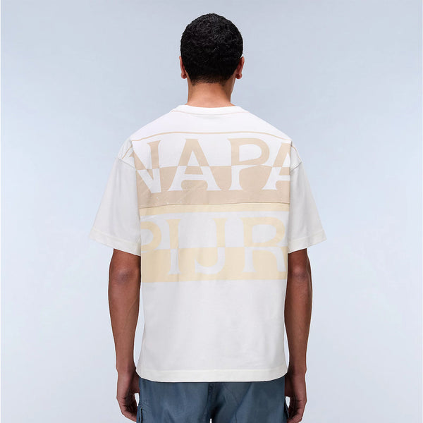 Napapijri - Anghiari Ultimate White Whisper T-Shirt - NP0A4IMU - WHITE/WHISPER