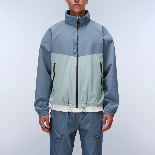 Napapijri - Clay short Jacket Stormy Weat - NP0A4INN - STORMY/WEAT