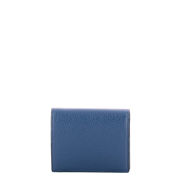 Iuntoo - Portafoglio due ante Piccolo Armonia Bluette 167063 | Italystation.com Shop Now at italystation.com