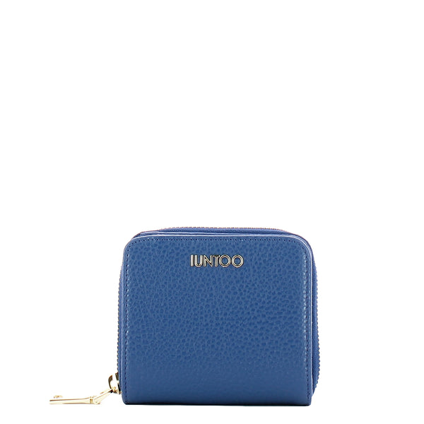 Iuntoo - Portafoglio con zip Piccolo Armonia Bluette 167064 | Italystation.com Shop Now at italystation.com