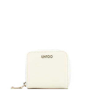 Iuntoo - Portafoglio con zip Piccolo Armonia Bianco 167064 | Italystation.com Shop Now at italystation.com