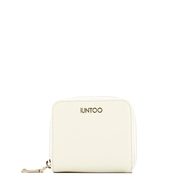 Iuntoo - Portafoglio con zip Piccolo Armonia Bianco 167064 | Italystation.com Shop Now at italystation.com