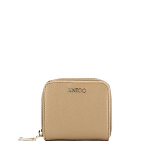 Iuntoo - Portafoglio con zip Piccolo Armonia Cammello 167064 | Italystation.com Shop Now at italystation.com