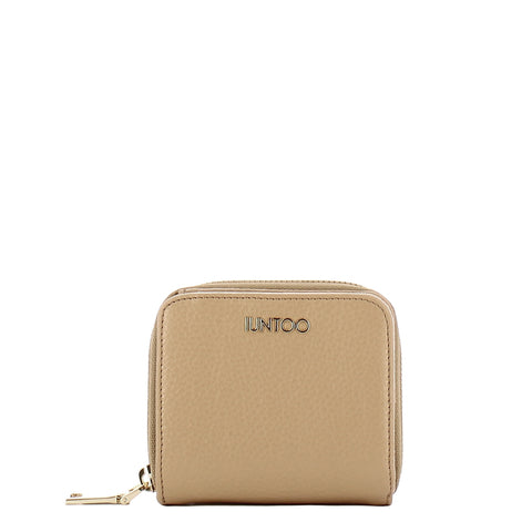 Iuntoo - Portafoglio con zip Piccolo Armonia Cammello 167064 | Italystation.com Shop Now at italystation.com