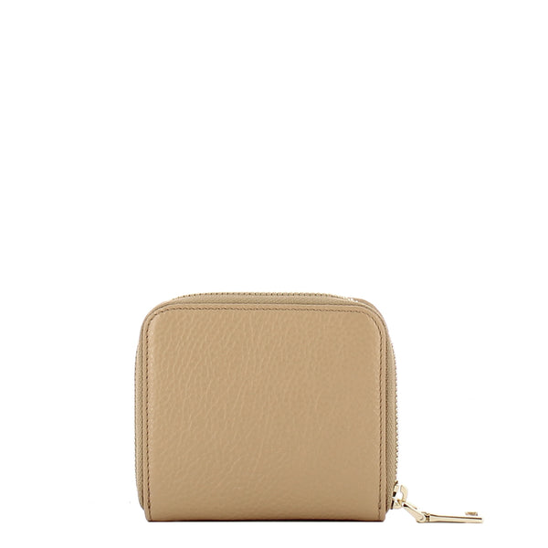 Iuntoo - Portafoglio con zip Piccolo Armonia Cammello 167064 | Italystation.com Shop Now at italystation.com