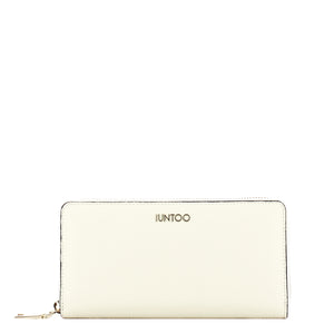 Iuntoo - Portafoglio con zip Grande Armonia Bianco 167065 B | Italystation.com Shop Now at italystation.com