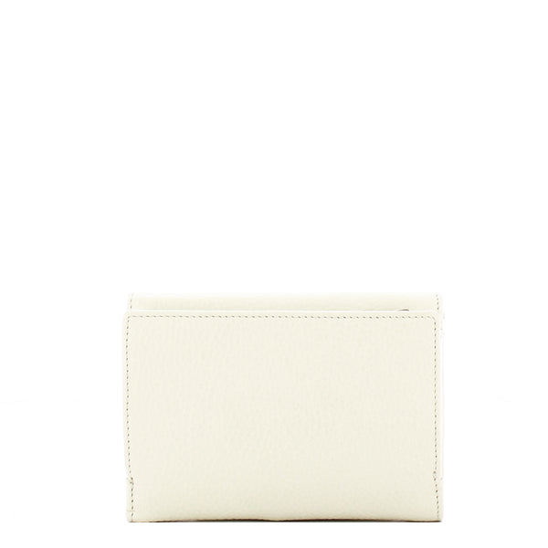 Iuntoo - Portafoglio Medio con Patta Armonia Bianco 167067 | Italystation.com Shop Now at italystation.com