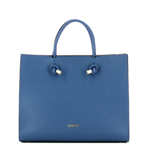 Iuntoo - Borsa a mano Grande Nodo Armonia Bluette 168116 BL | Italystation.com Shop Now at italystation.com