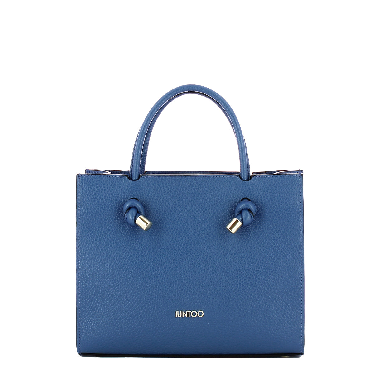 Iuntoo - Borsa a mano Piccola Nodo Armonia Bluette 168117 B | Italystation.com Shop Now at italystation.com