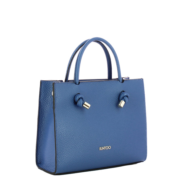 Iuntoo - Borsa a mano Piccola Nodo Armonia Bluette 168117 B | Italystation.com Shop Now at italystation.com