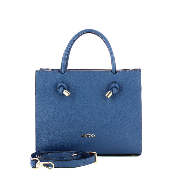 Iuntoo - Borsa a mano Piccola Nodo Armonia Bluette 168117 B | Italystation.com Shop Now at italystation.com