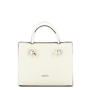 Iuntoo - Borsa a mano Piccola Nodo Armonia Bianco 168117 BI | Italystation.com Shop Now at italystation.com