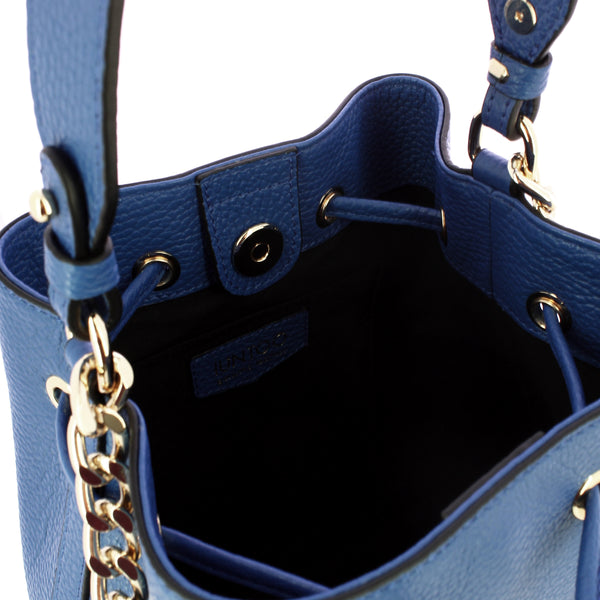 Iuntoo - Bucket Bag Eleganza Bluette 168119 BLUETTE | Italystation.com Shop Now at italystation.com
