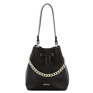 Iuntoo - Bucket Bag Eleganza Nero 168119 NERO | Italystation.com Shop Now at italystation.com