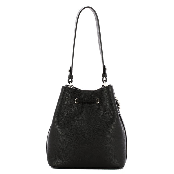 Iuntoo - Bucket Bag Eleganza Nero 168119 NERO | Italystation.com Shop Now at italystation.com