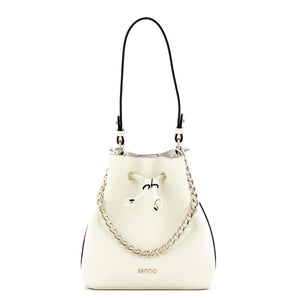 Iuntoo - Bucket Bag Eleganza Bianco 168119 BIANCO | Italystation.com Shop Now at italystation.com