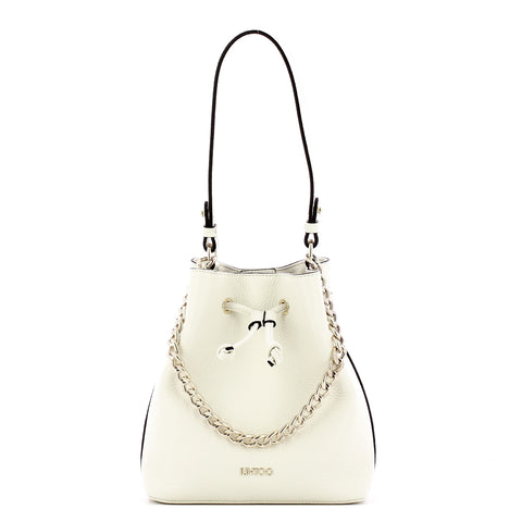 Iuntoo - Bucket Bag Eleganza Bianco 168119 BIANCO | Italystation.com Shop Now at italystation.com