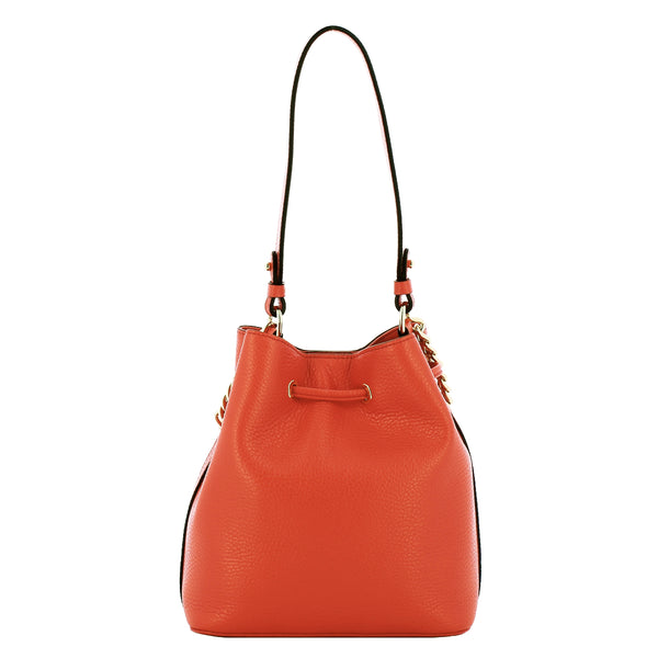 Iuntoo - Bucket Bag Eleganza Arancio 168119 ARANCIO | Italystation.com Shop Now at italystation.com