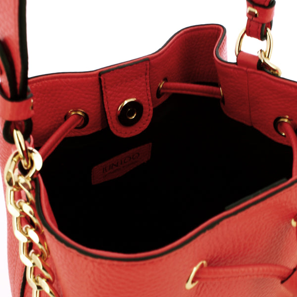 Iuntoo - Bucket Bag Eleganza Arancio 168119 ARANCIO | Italystation.com Shop Now at italystation.com