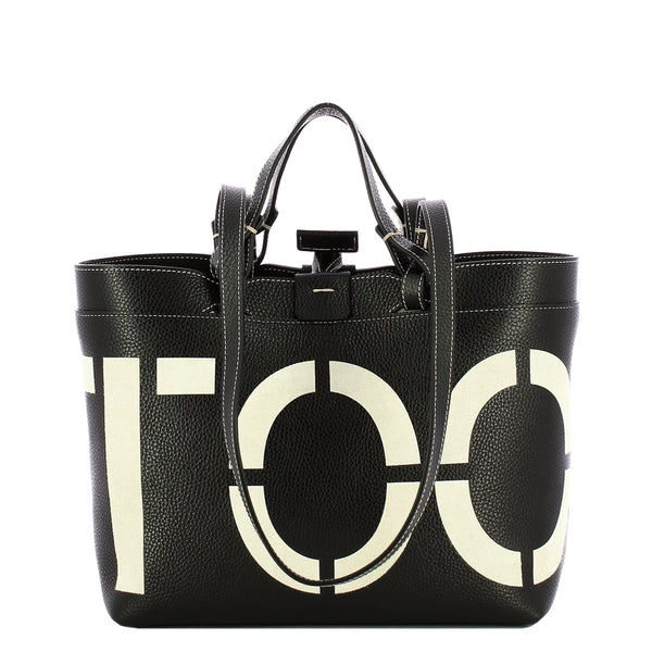 Iuntoo - Shopping Sibilla Piccola Logo Nero+Panna 181103 NE | Italystation.com Shop Now at italystation.com