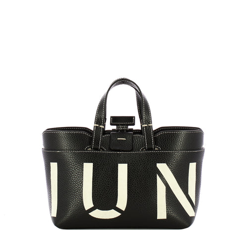 Iuntoo - Shopping Sibilla Mini Logo Nero+Panna 181104 NERO/ | Italystation.com Shop Now at italystation.com