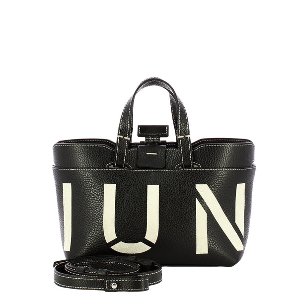 Iuntoo - Shopping Sibilla Mini Logo Nero+Panna 181104 NERO/ | Italystation.com Shop Now at italystation.com