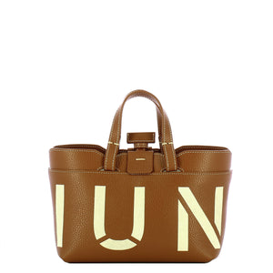 Iuntoo - Shopping Sibilla Mini Logo Cuoio+Panna 181104 CUOI | Italystation.com Shop Now at italystation.com
