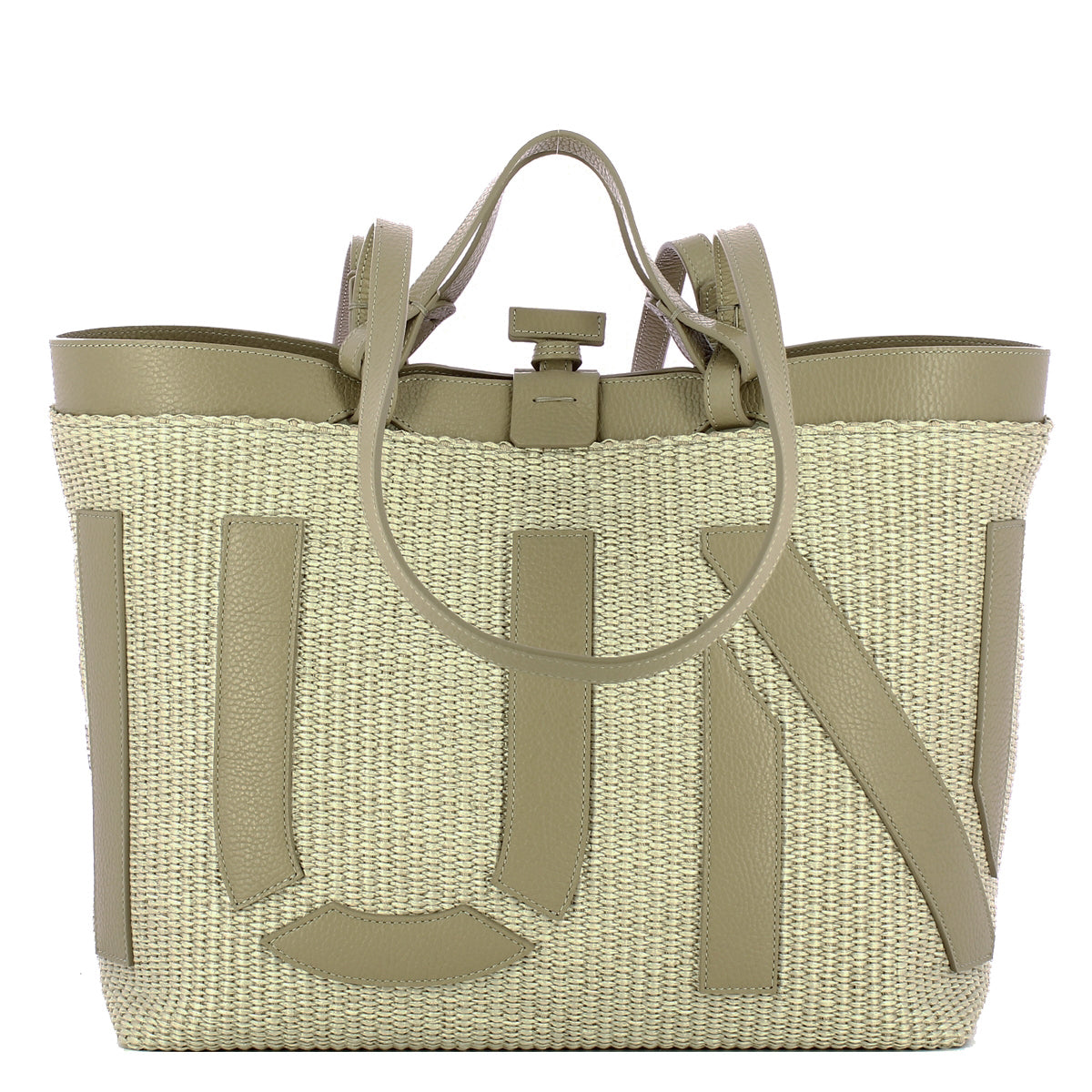 Iuntoo - Shopping Sibilla Media Logo Raffia Cappuccino+Cappucci | Italystation.com Shop Now at italystation.com