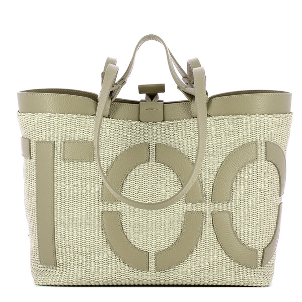 Iuntoo - Shopping Sibilla Media Logo Raffia Cappuccino+Cappucci | Italystation.com Shop Now at italystation.com