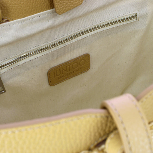 Iuntoo - Shopping Sibilla Media Logo Raffia Naturale+Cammello | Italystation.com Shop Now at italystation.com