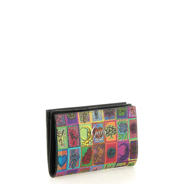 Gabs - Portafoglio Gmoney14 Trip Bull Black Tarocchi G000130NDX | Italystation.com Shop Now at italystation.com