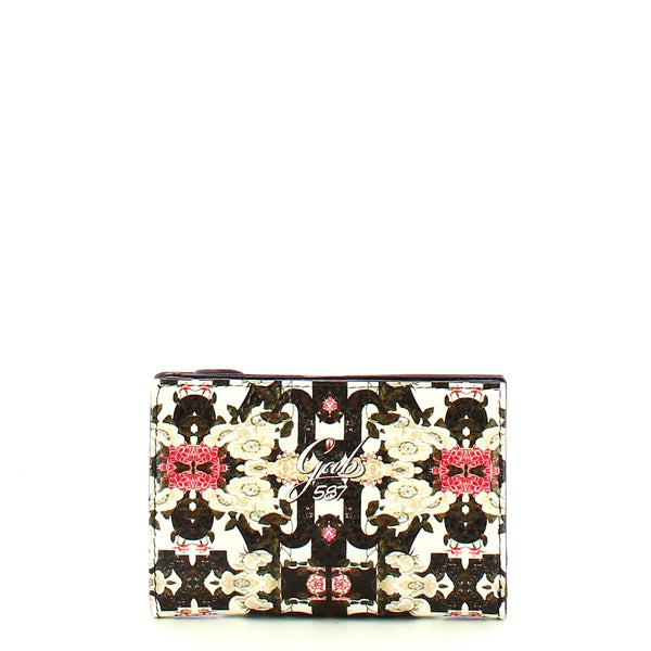 Gabs - Portafoglio Gmoney14 Trip Bull Black Fiori Optical G0001 | Italystation.com Shop Now at italystation.com