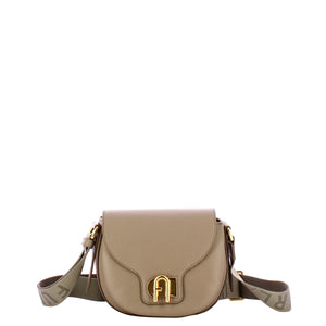 Furla - Lotus Stucco Gray Toni Stucco Gray Mini Flap Purse - WB01491BX0356 - STUCCO/GRAY+TONI/STUCCO/GRAY