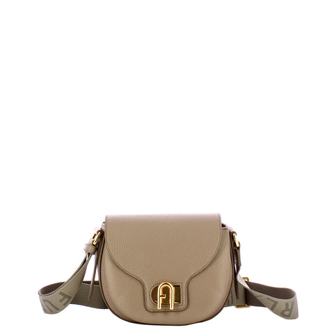 Furla - Lotus Stucco Gray Toni Stucco Gray Mini Flap Purse - WB01491BX0356 - STUCCO/GRAY+TONI/STUCCO/GRAY