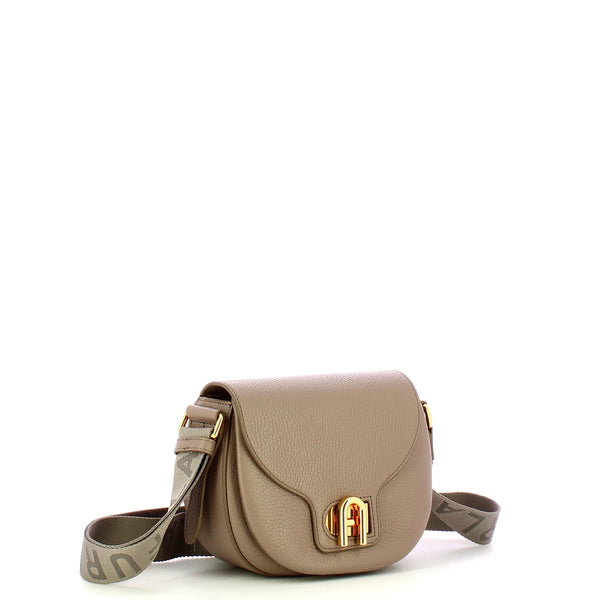 Furla - Lotus Stucco Gray Toni Stucco Gray Mini Flap Purse - WB01491BX0356 - STUCCO/GRAY+TONI/STUCCO/GRAY