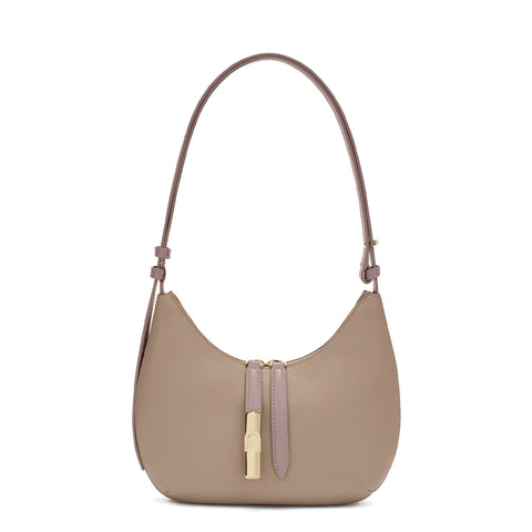Furla - Goccia S Stucco Gray Mauve Shoulder Bag - WB01500BX3353 - STUCCO/GRAY+MAUVE