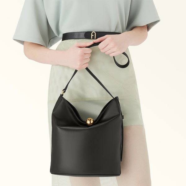 Furla - Sfera Soft Nero Bucket Bag - WB01691BX3168 - NERO