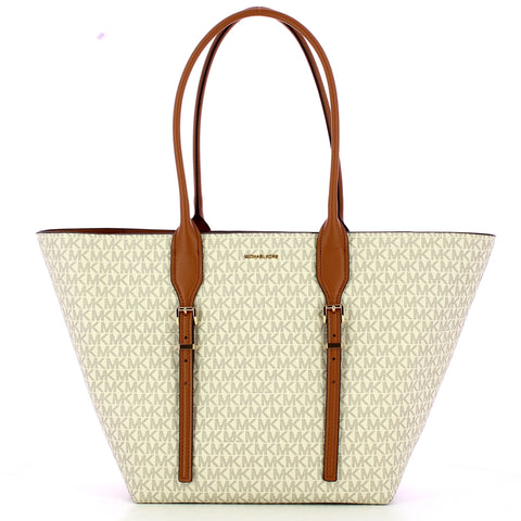 Michael Kors - Borsa a spalla Moore Vanilla/Acorn 30R5G | Italystation.com Shop Now at italystation.com