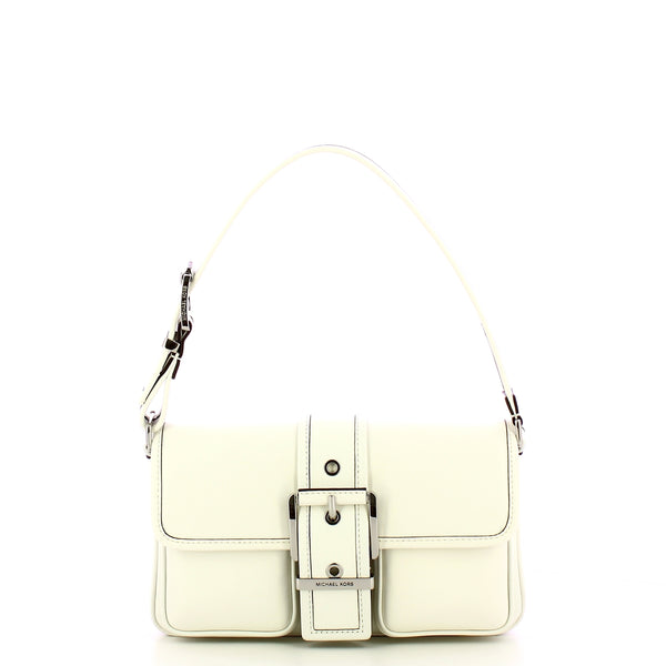 Michael Kors - Colby medium Optic White Shoulder Bag - 30S4SBAL2L - OPTIC/WHITE