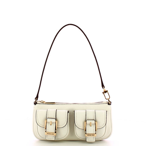 Michael Kors - Borsetta a mano Zoey Optic White 32S5GZC | Italystation.com Shop Now at italystation.com