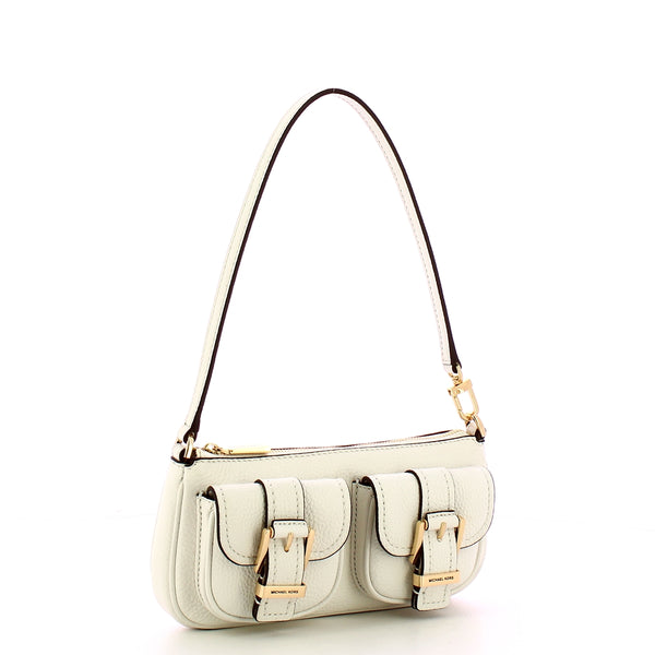 Michael Kors - Borsetta a mano Zoey Optic White 32S5GZC | Italystation.com Shop Now at italystation.com